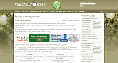 Desktop Screenshot of fractalposter.com